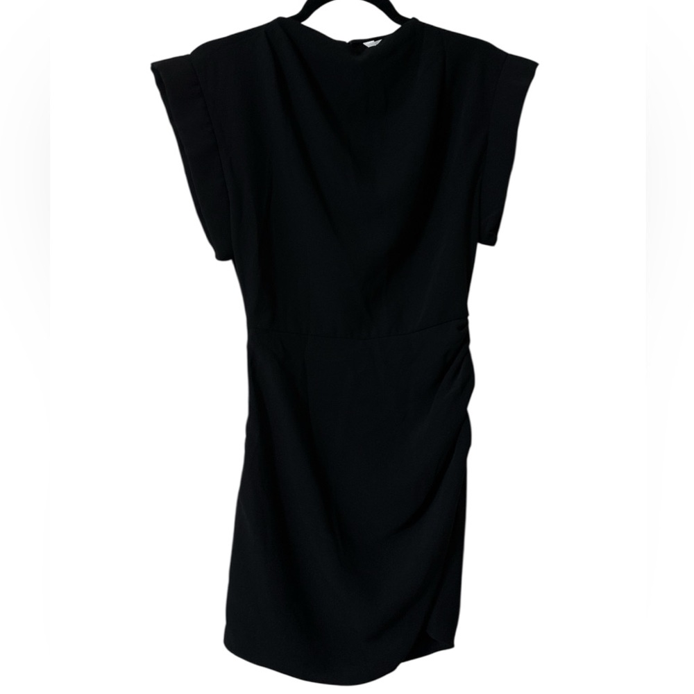 Amanda Uprichard Edrina Dress in Solid Black NWOT Sz. XS Sz. 0 - Picture 8 of 13
